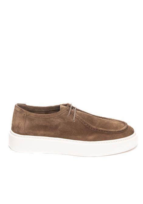 dark brown suede sneaker JEROLD WILTON | 1257LIGHT-HAVANA